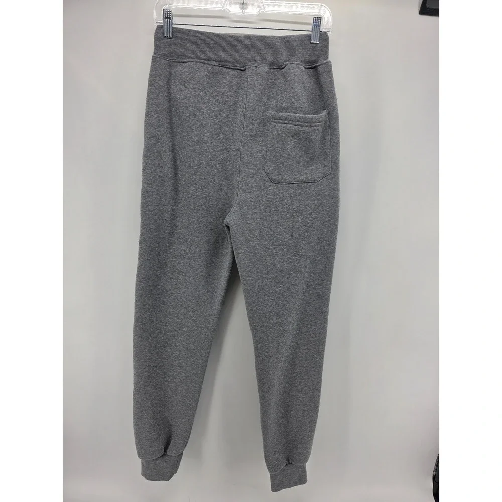 Polo Ralph Lauren Mens Gray Fleece Double knit Tech Sweatpants Sz M Pony Joggers